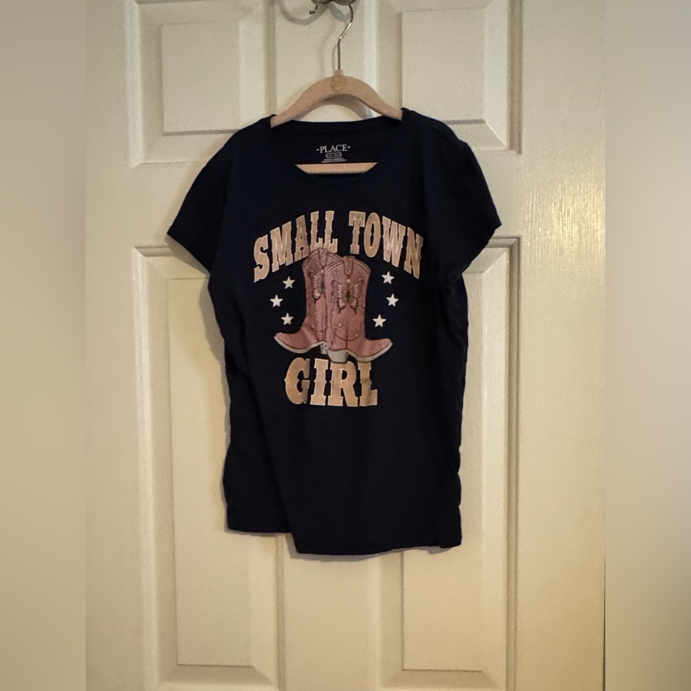 The Children's Place Navy 'Small Town Girl' Tee